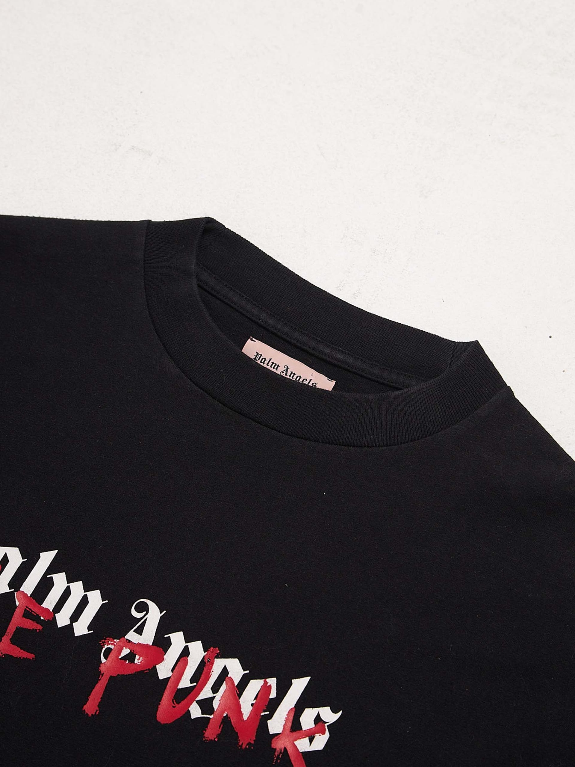 Palm Angels Blak Playboy Carti Die Punk Printed Cotton T Shirt