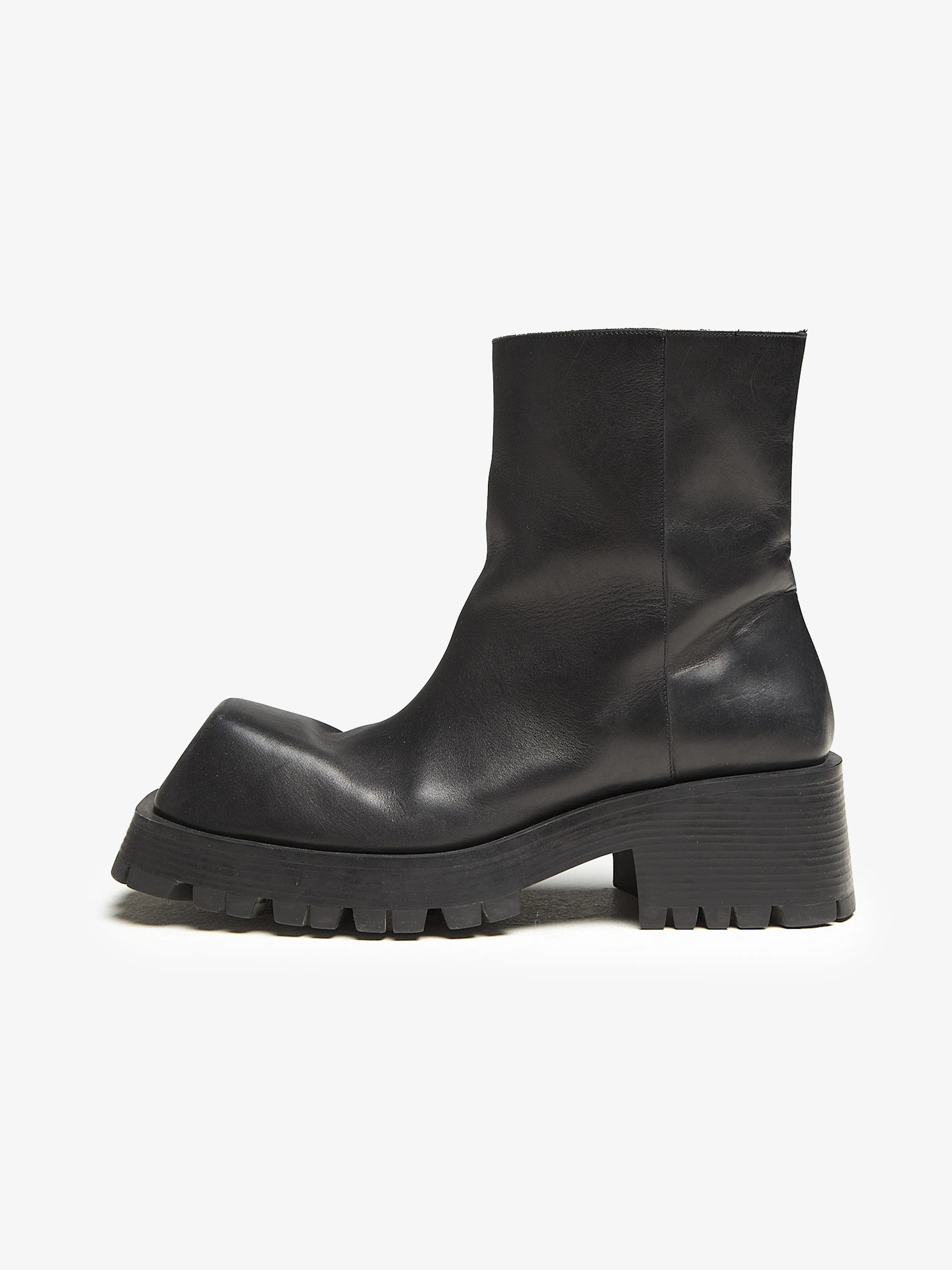 靴 BALENCIAGA trooper leather boots Balenciaga Leather Trooper High Boots