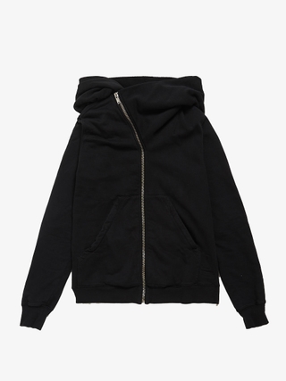 Rick Owens Drkshdw Black Mountain Zipped Hoodie