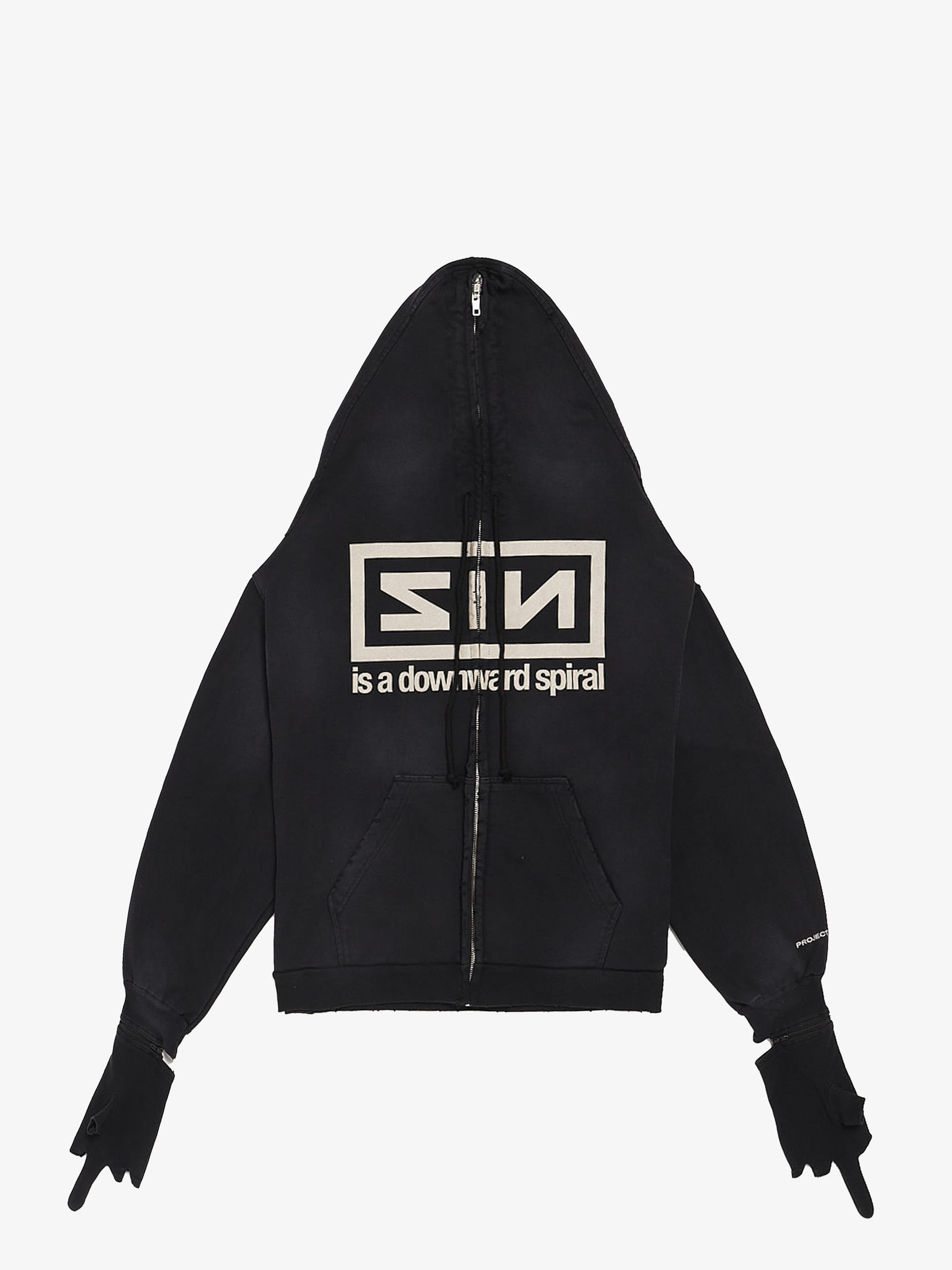 Project GR Zygon Zip Hoodie Black