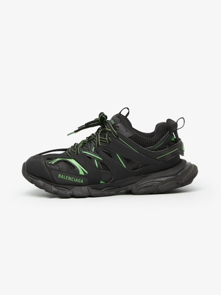 Balenciaga Black Green Track Sneakers